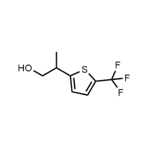 2-(5-(Trifluoromethyl)thiophen-2-yl)propan-1-ol|CS-1073765