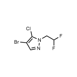 4-Bromo-5-chloro-1-(2,2-difluoroethyl)-1H-pyrazole|CS-1073855