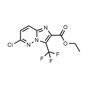 Ethyl 6-chloro-3-(trifluoromethyl)imidazo[1,2-b]pyridazine-2-carboxylate|CS-1073861