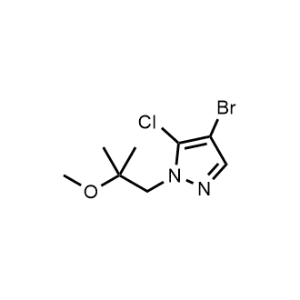 4-Bromo-5-chloro-1-(2-methoxy-2-methylpropyl)-1H-pyrazole|CS-1073915