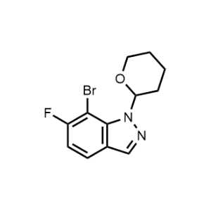 7-Bromo-6-fluoro-1-(tetrahydro-2H-pyran-2-yl)-1H-indazole|CS-1073917