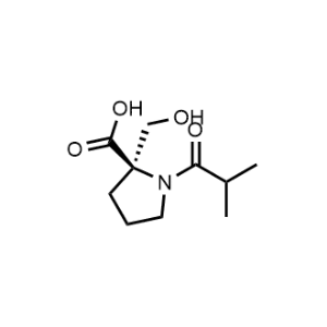 (R)-2-(Hydroxymethyl)-1-isobutyrylpyrrolidine-2-carboxylic acid|CS-1073968