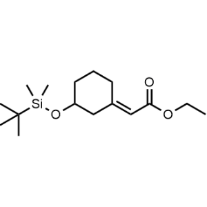 Ethyl 2-(3-((tert-butyldimethylsilyl)oxy)cyclohexylidene)acetate|CS-1073969