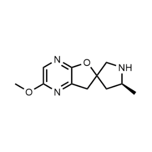 (5'S)-2-Methoxy-5'-methyl-7H-spiro[furo[2,3-b]pyrazine-6,3'-pyrrolidine]|CS-1073987