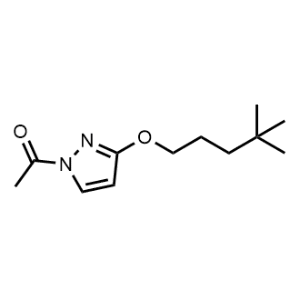 1-(3-((4,4-Dimethylpentyl)oxy)-1H-pyrazol-1-yl)ethan-1-one|CS-1074258