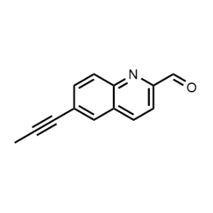6-(Prop-1-yn-1-yl)quinoline-2-carbaldehyde|CS-1074267