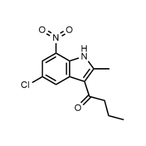 1-(5-Chloro-2-methyl-7-nitro-1H-indol-3-yl)butan-1-one|CS-1074276