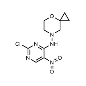 N-(2-Chloro-5-nitropyrimidin-4-yl)-4-oxa-7-azaspiro[2.5]octan-7-amine|CS-1074320