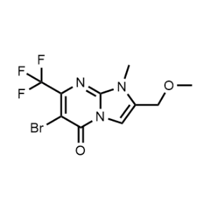 6-Bromo-2-(methoxymethyl)-1-methyl-7-(trifluoromethyl)imidazo[1,2-a]pyrimidin-5(1H)-one|CS-1074507
