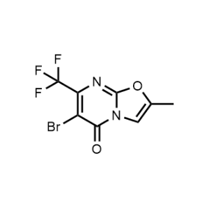 6-Bromo-2-methyl-7-(trifluoromethyl)-5H-oxazolo[3,2-a]pyrimidin-5-one|CS-1074514