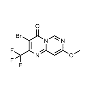 3-Bromo-8-methoxy-2-(trifluoromethyl)-4H-pyrimido[1,6-a]pyrimidin-4-one|CS-1074542