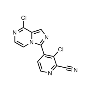 3-Chloro-4-(8-chloroimidazo[1,5-a]pyrazin-3-yl)picolinonitrile|CS-1074619