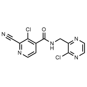 3-Chloro-N-((3-chloropyrazin-2-yl)methyl)-2-cyanoisonicotinamide|CS-1074620