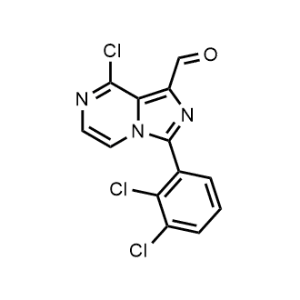 8-Chloro-3-(2,3-dichlorophenyl)imidazo[1,5-a]pyrazine-1-carbaldehyde|CS-1074622