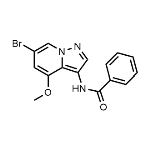 N-(6-Bromo-4-methoxypyrazolo[1,5-a]pyridin-3-yl)benzamide|CS-1074696