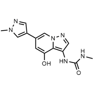 1-(4-Hydroxy-6-(1-methyl-1H-pyrazol-4-yl)pyrazolo[1,5-a]pyridin-3-yl)-3-methylurea|CS-1074697