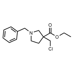 Ethyl 1-benzyl-3-(chloromethyl)pyrrolidine-3-carboxylate|CS-1074859