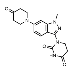 1-(1-Methyl-6-(4-oxopiperidin-1-yl)-1H-indazol-3-yl)dihydropyrimidine-2,4(1H,3H)-dione|CS-1074943
