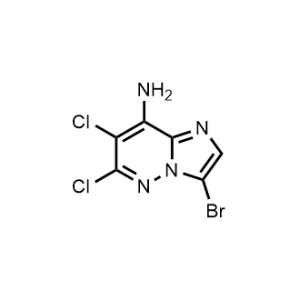 3-Bromo-6,7-dichloroimidazo[1,2-b]pyridazin-8-amine|CS-1075083
