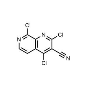 2,4,8-Trichloro-1,7-naphthyridine-3-carbonitrile|CS-1075088