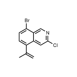 8-Bromo-3-chloro-5-(prop-1-en-2-yl)isoquinoline|CS-1075116