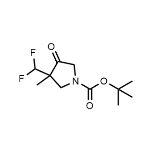Tert-butyl 3-(difluoromethyl)-3-methyl-4-oxopyrrolidine-1-carboxylate|CS-1075168