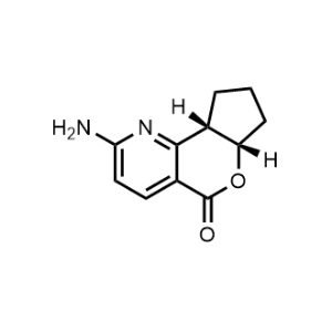 (6aS,9aS)-2-amino-7,8,9,9a-tetrahydrocyclopenta[5,6]pyrano[4,3-b]pyridin-5(6aH)-one|CS-1075229