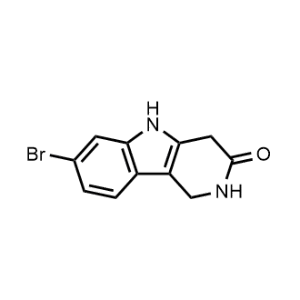 7-Bromo-1,2,4,5-tetrahydro-3H-pyrido[4,3-b]indol-3-one|CS-1075269
