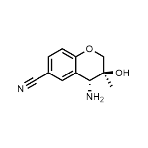 (3S,4R)-4-Amino-3-hydroxy-3-methylchromane-6-carbonitrile|CS-1075271