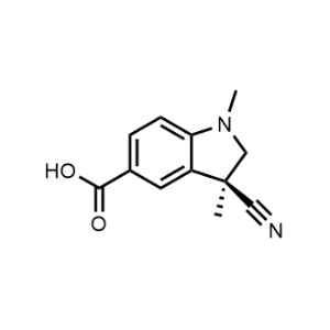 (S)-3-Cyano-1,3-dimethylindoline-5-carboxylic acid|CS-1075310