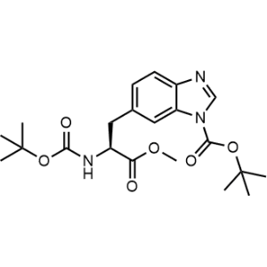 Tert-butyl (S)-6-(2-((tert-butoxycarbonyl)amino)-3-methoxy-3-oxopropyl)-1H-benzo[d]imidazole-1-carboxylate|CS-1075783