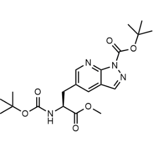 Tert-butyl (S)-5-(2-((tert-butoxycarbonyl)amino)-3-methoxy-3-oxopropyl)-1H-pyrazolo[3,4-b]pyridine-1-carboxylate|CS-1075784
