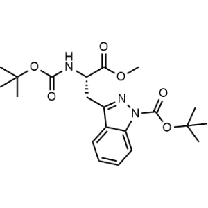 Tert-butyl (S)-3-(2-((tert-butoxycarbonyl)amino)-3-methoxy-3-oxopropyl)-1H-indazole-1-carboxylate|CS-1075788