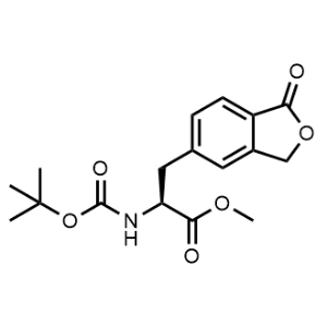 Methyl (S)-2-((tert-butoxycarbonyl)amino)-3-(1-oxo-1,3-dihydroisobenzofuran-5-yl)propanoate|CS-1075793