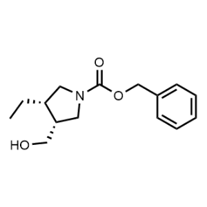 Benzyl (3S,4R)-3-ethyl-4-(hydroxymethyl)pyrrolidine-1-carboxylate|CS-1075890