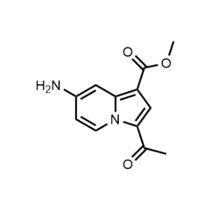 Methyl 3-acetyl-7-aminoindolizine-1-carboxylate|CS-1075910