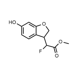 Methyl 2-fluoro-2-(6-hydroxy-2,3-dihydrobenzofuran-3-yl)acetate|CS-1075943