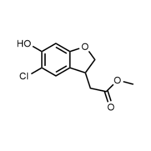 Methyl 2-(5-chloro-6-hydroxy-2,3-dihydrobenzofuran-3-yl)acetate|CS-1075945