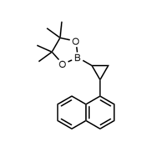 4,4,5,5-Tetramethyl-2-(2-(naphthalen-1-yl)cyclopropyl)-1,3,2-dioxaborolane|CS-1075970