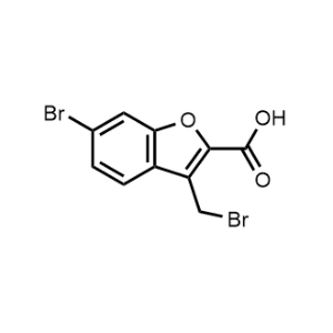 6-Bromo-3-(bromomethyl)benzofuran-2-carboxylic acid|CS-1075975