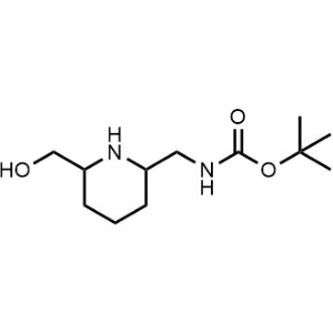 Tert-butyl ((6-(hydroxymethyl)piperidin-2-yl)methyl)carbamate|CS-1076065