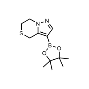 3-(4,4,5,5-Tetramethyl-1,3,2-dioxaborolan-2-yl)-6,7-dihydro-4H-pyrazolo[5,1-c][1,4]thiazine|CS-1076162