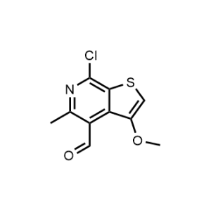 7-Chloro-3-methoxy-5-methylthieno[2,3-c]pyridine-4-carbaldehyde|CS-1076179