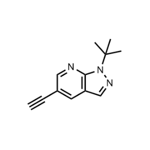 1-(Tert-butyl)-5-ethynyl-1H-pyrazolo[3,4-b]pyridine|CS-1076188