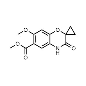 Methyl 7-methoxy-3-oxo-3,4-dihydrospiro[benzo[b][1,4]oxazine-2,1'-cyclopropane]-6-carboxylate|CS-1076218
