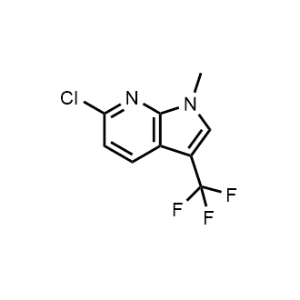 6-Chloro-1-methyl-3-(trifluoromethyl)-1H-pyrrolo[2,3-b]pyridine|CS-1076269