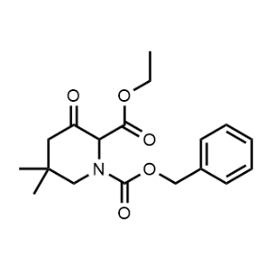 1-Benzyl 2-ethyl 5,5-dimethyl-3-oxopiperidine-1,2-dicarboxylate|CS-1076325