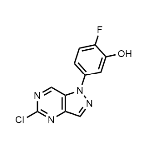 5-(5-Chloro-1H-pyrazolo[4,3-d]pyrimidin-1-yl)-2-fluorophenol|CS-1076385
