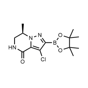 (R)-3-Chloro-7-methyl-2-(4,4,5,5-tetramethyl-1,3,2-dioxaborolan-2-yl)-6,7-dihydropyrazolo[1,5-a]pyrazin-4(5H)-one|CS-1076425
