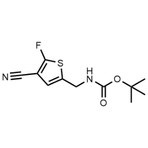 Tert-butyl ((4-cyano-5-fluorothiophen-2-yl)methyl)carbamate|CS-1076443
